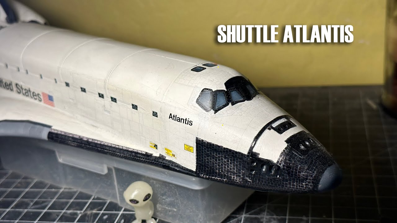 Tamiya 1/100 scale Space Shuttle Orbiter Nearing Completion