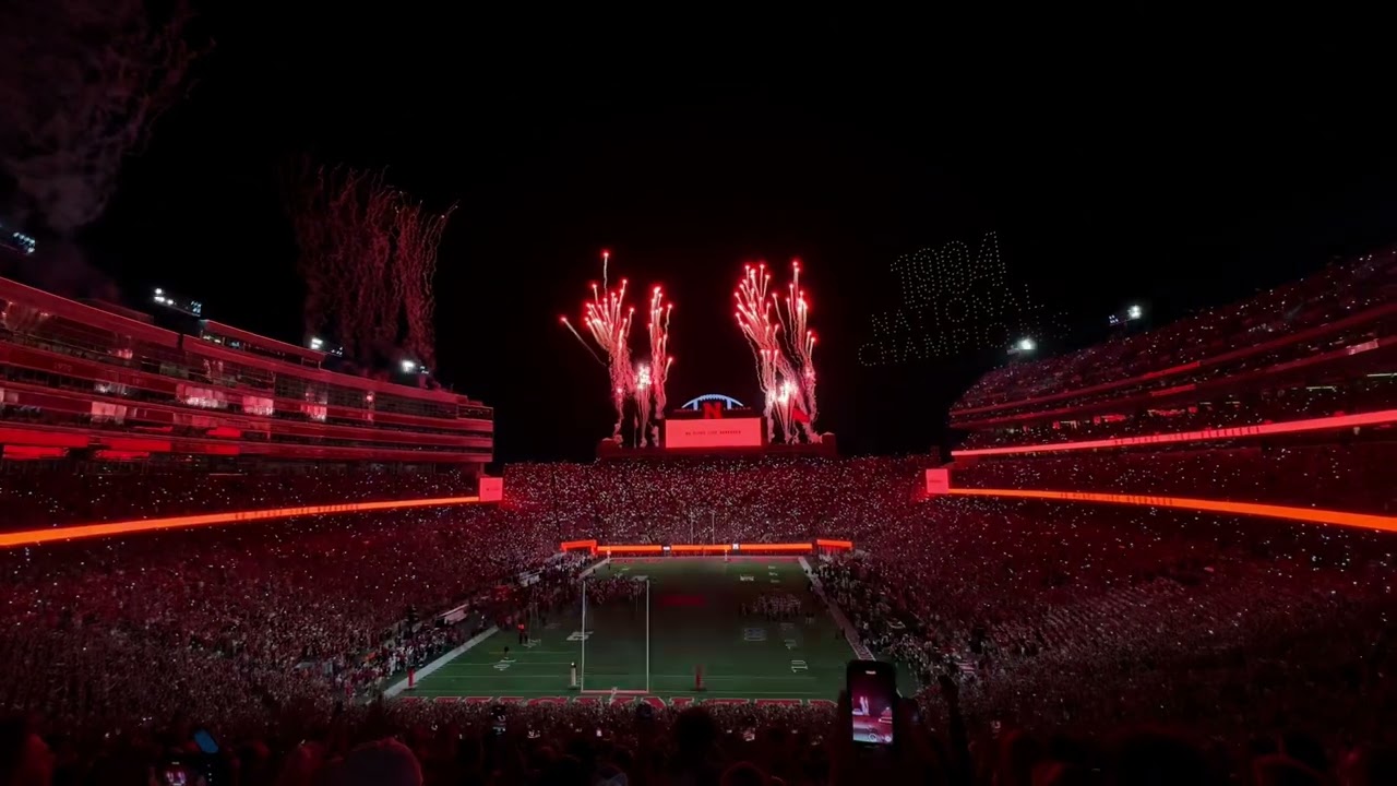 Nebraska NEW Light Show vs Colorado