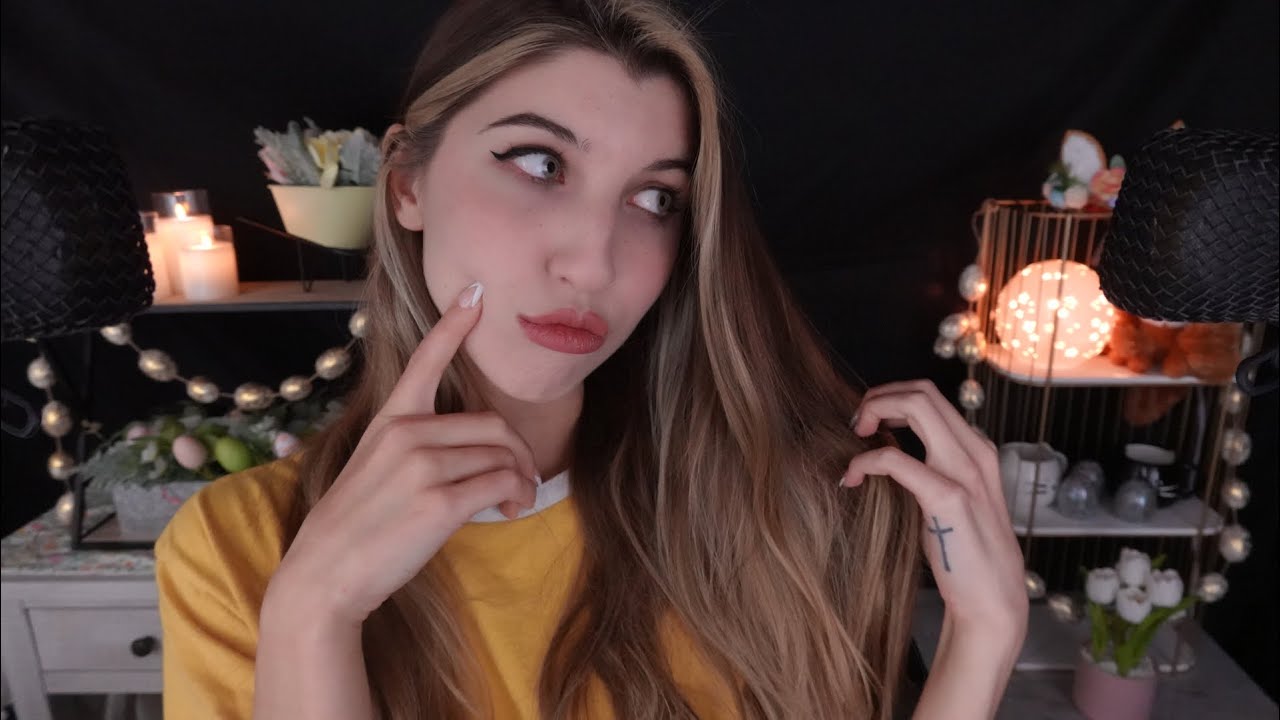 ASMR Ear to Ear Pouty Kisses (w/ Hand Movements & Hair Play)