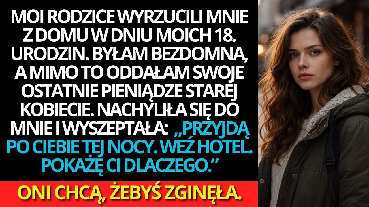 Rodzina wyrzuciła mnie w zamieć w dniu 18. urodzin. Ostrzeżenie bezdomnej uratowało mi życie…