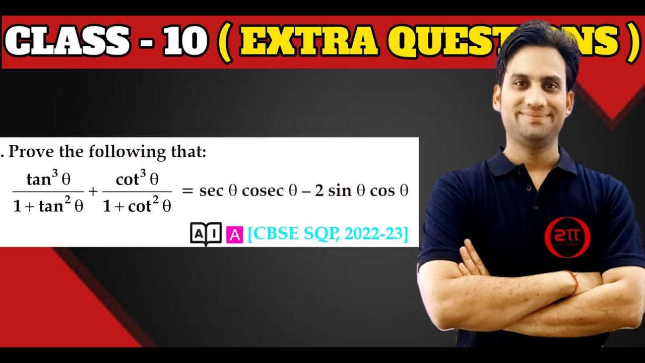 Prove that : (tan³ θ/1+tan² θ) + (cot³ θ/1+cot² θ) = sec θ cosec θ - 2 sin θ cos θ.