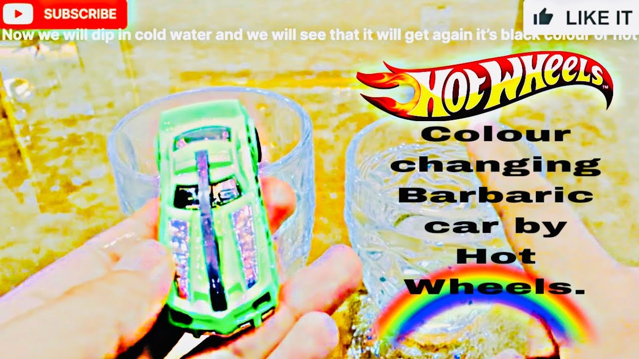 Today we are going to do unboxing and testing of Barbaric colour shifter car by Hot Wheels.