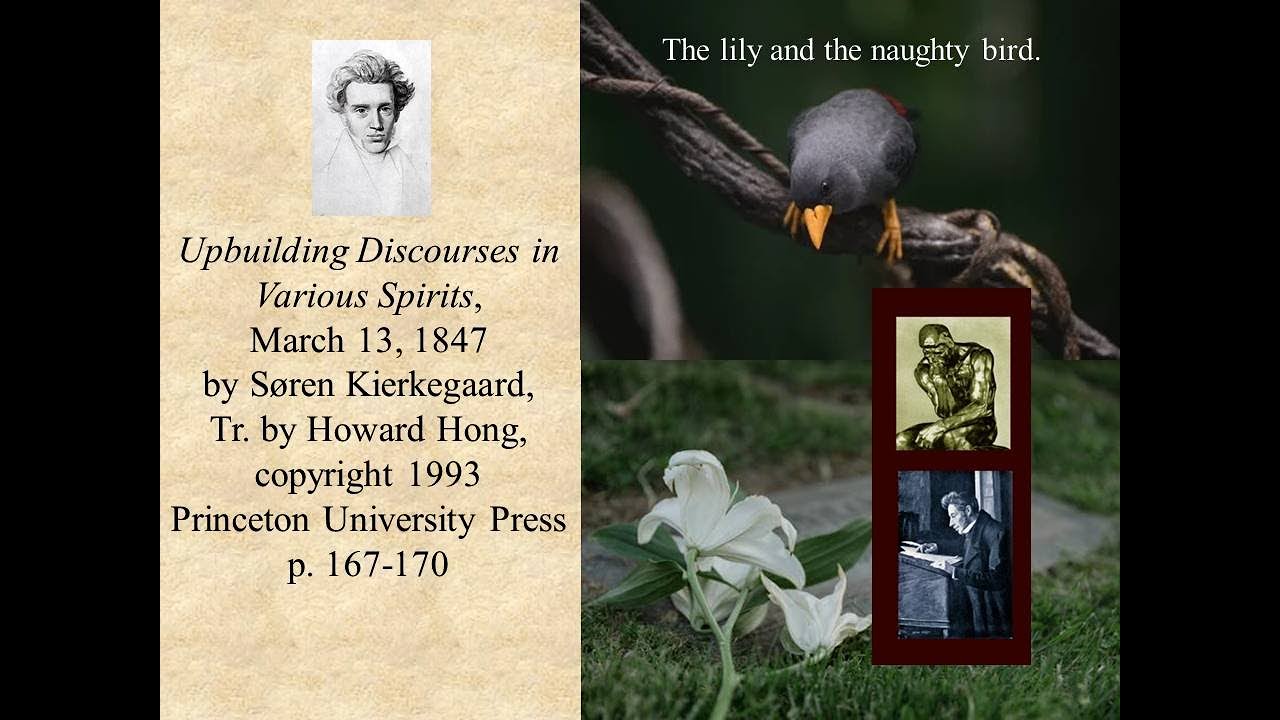 The Lily and the Naughty Bird by Soren Kierkegaard 1847