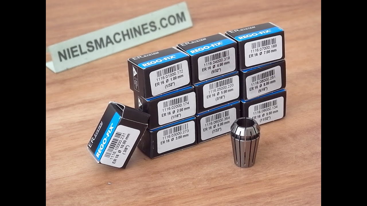 Rego-Fix ER16 Collet Set &oslash;1-10mm