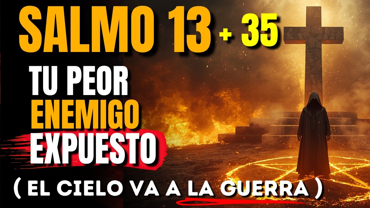 🔥Salmos 35 y 13 Revelados – DIOS QUEMA ataques ocultos y brujería - justicia total