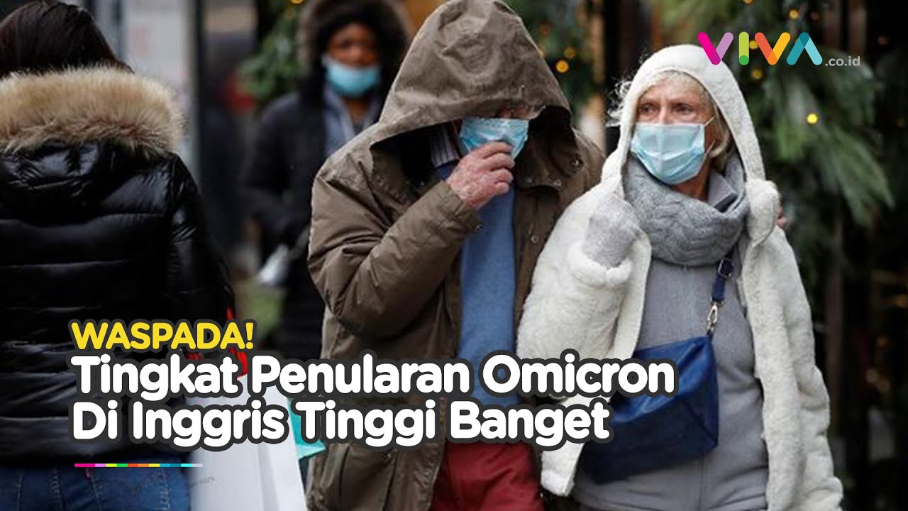 Tingkat Penularan Omicron di Inggris Capai 200 Ribu Orang Sehari