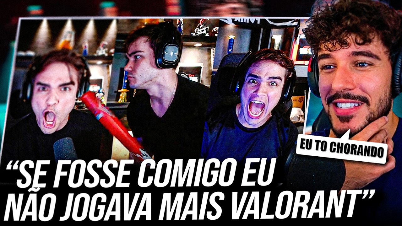 NYANG perdeu TUDO REAGINDO A: O Streamer Mais TILTADO do Valorant...