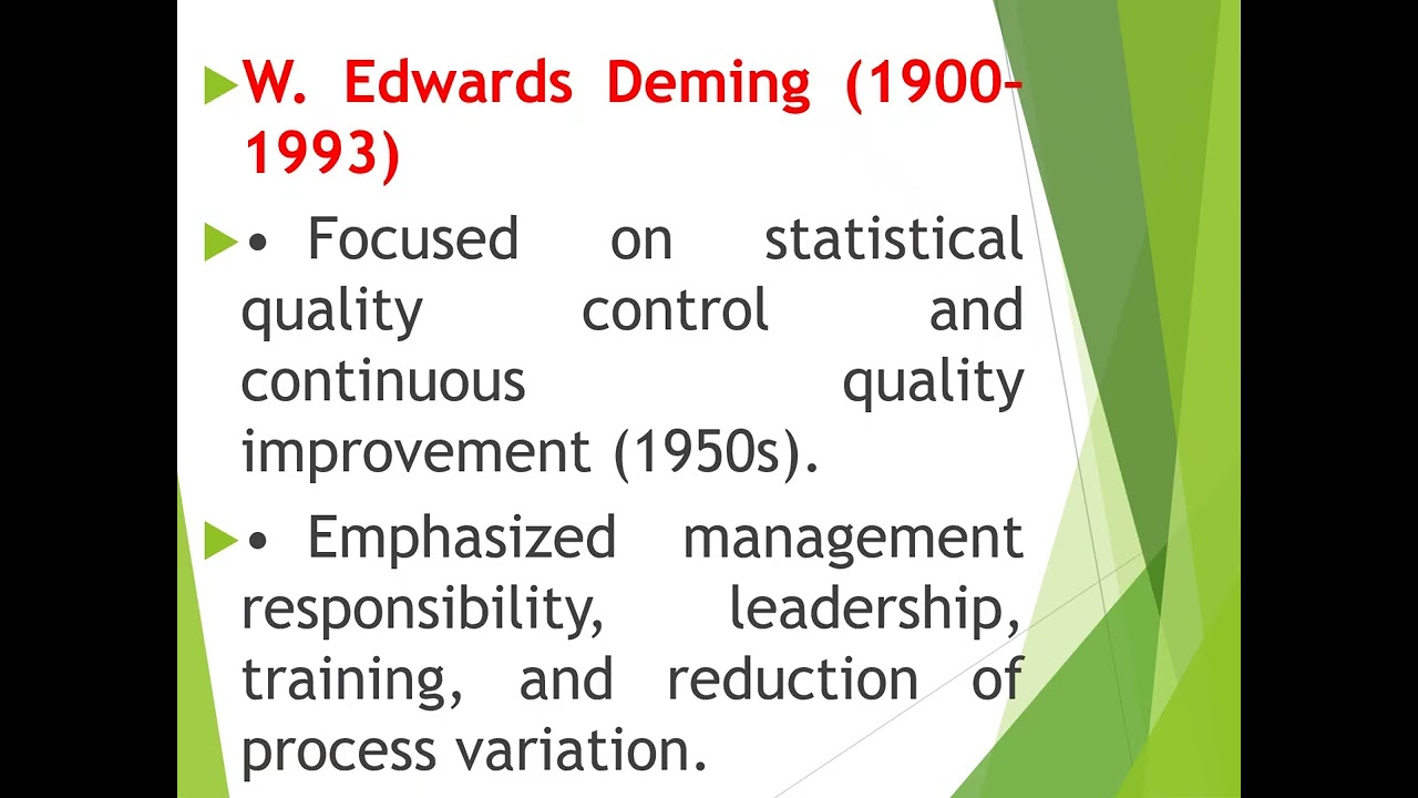 Introduction to quality in Healthcare