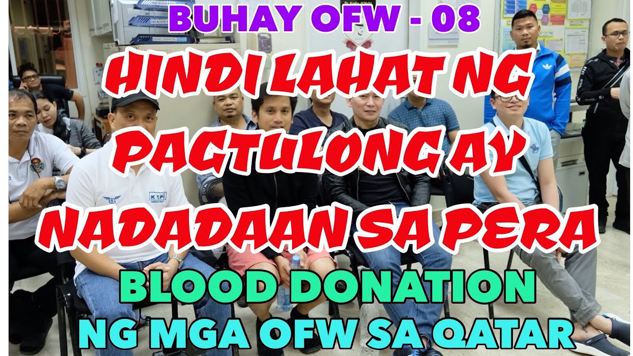OFW SA QATAR NAGDONATE NA NAMAN - PAGTULONG SA KAPWA