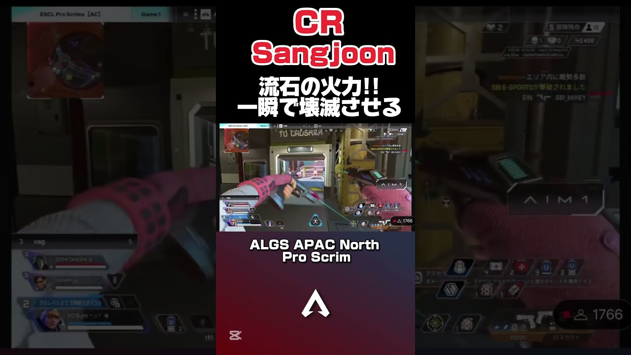 【あ、なんだSangjoonね】 #algs #apexlegends #apex #おすすめ