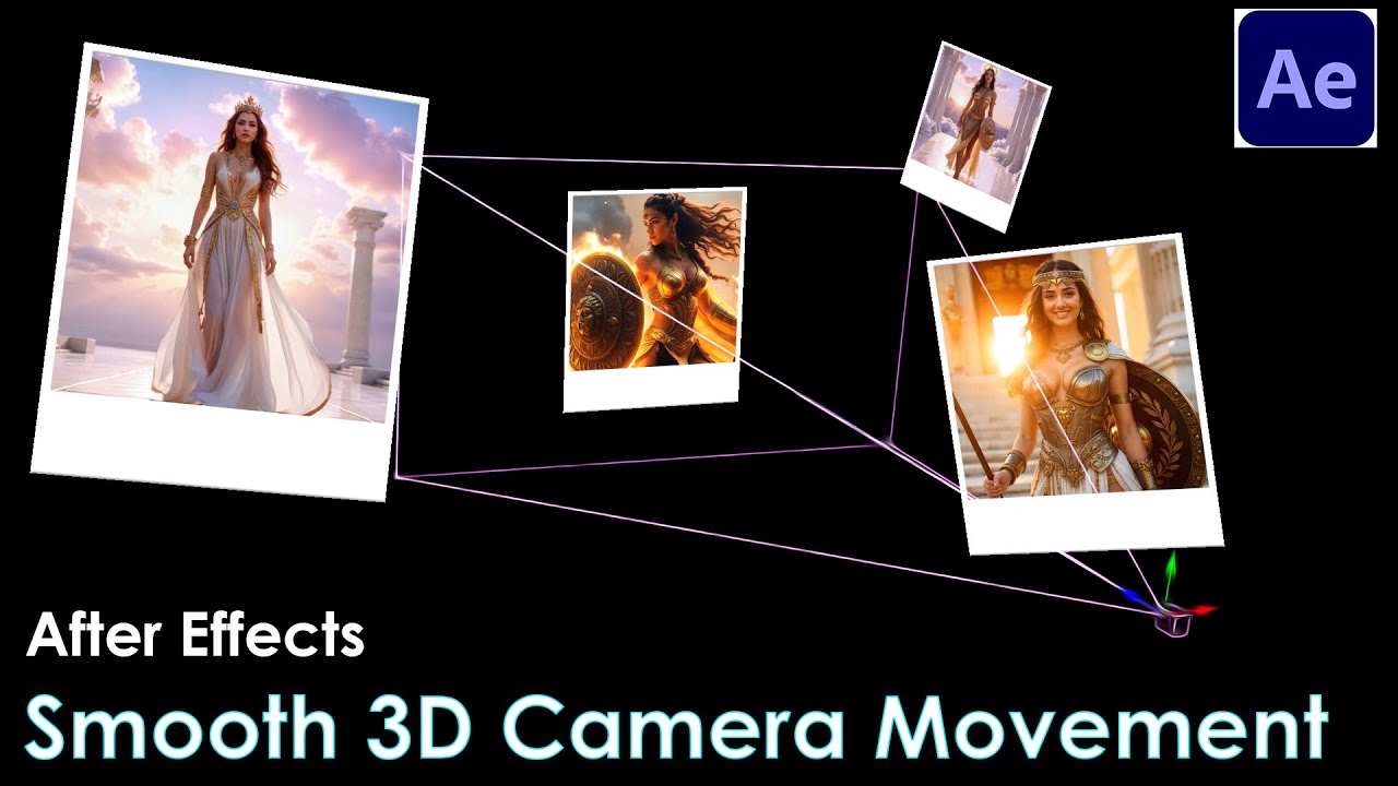 Smooth 3D Camera Movement After Effects Tutorial [Hindi]