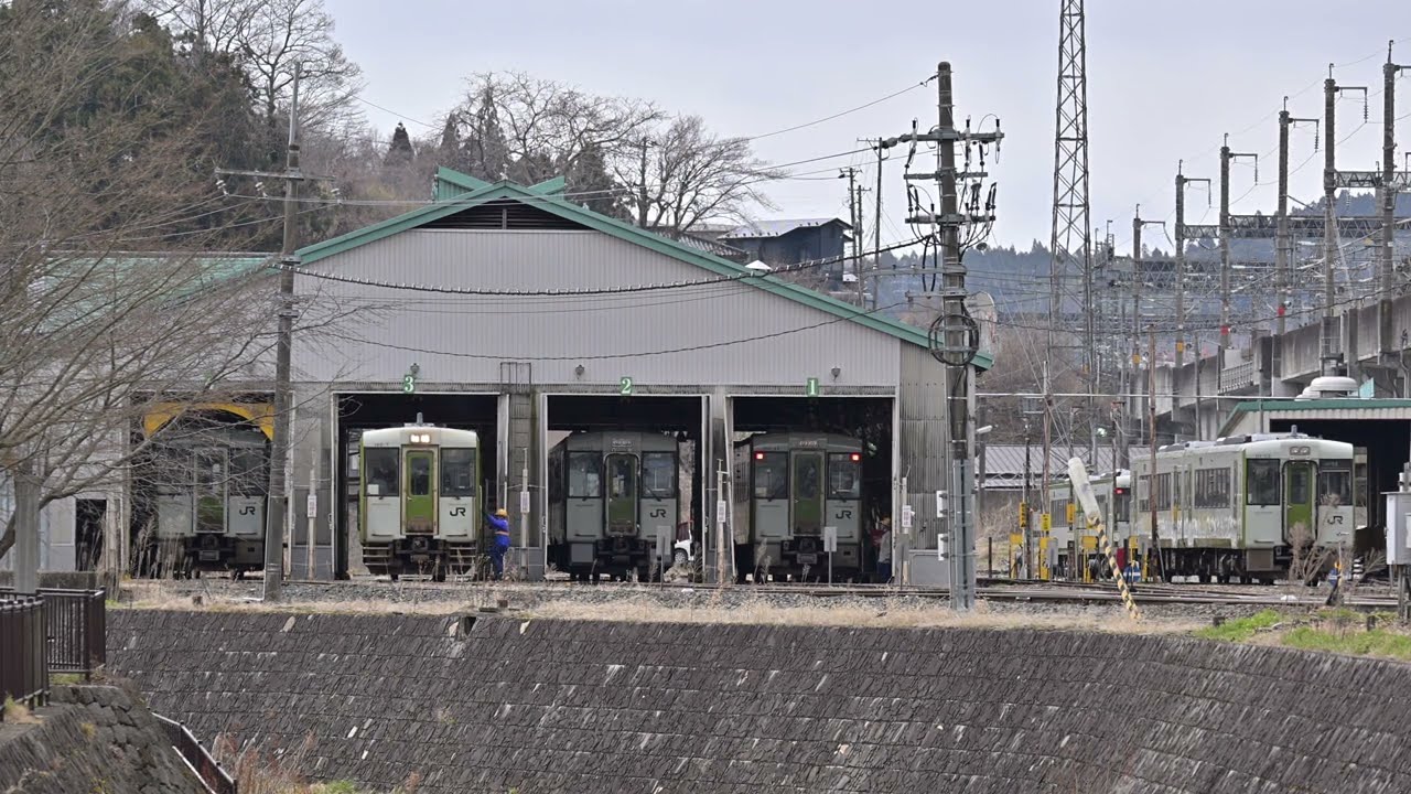 キハ100-7+キハ100-42 廃車回送