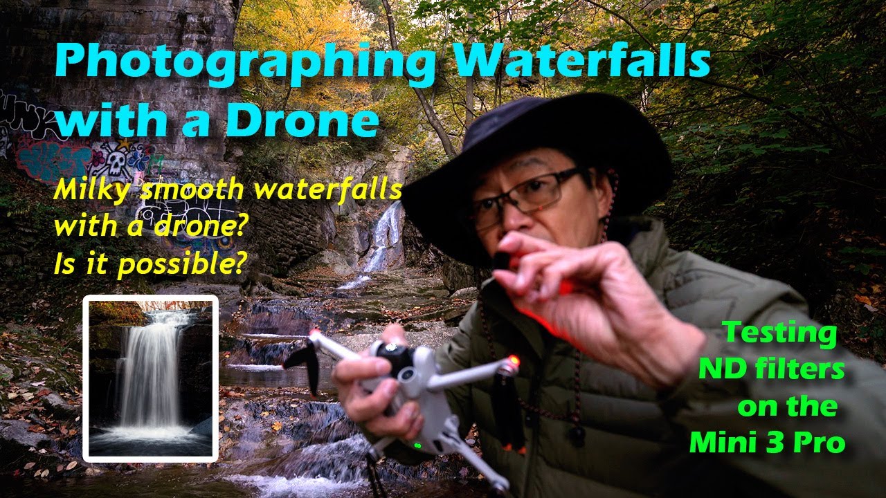 Photographing Milky Waterfalls with a Drone?