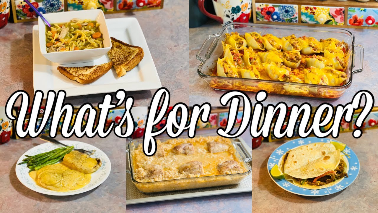 What’s for Dinner | FIVE DINNER FAVORITES | December 2022