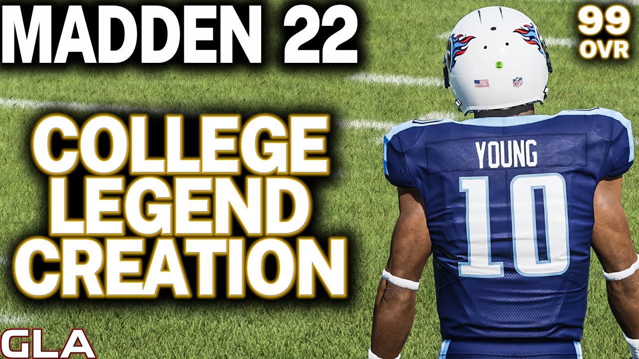 Madden 22 - QB Vince Young Creation College Football Legend Texas Longhorns