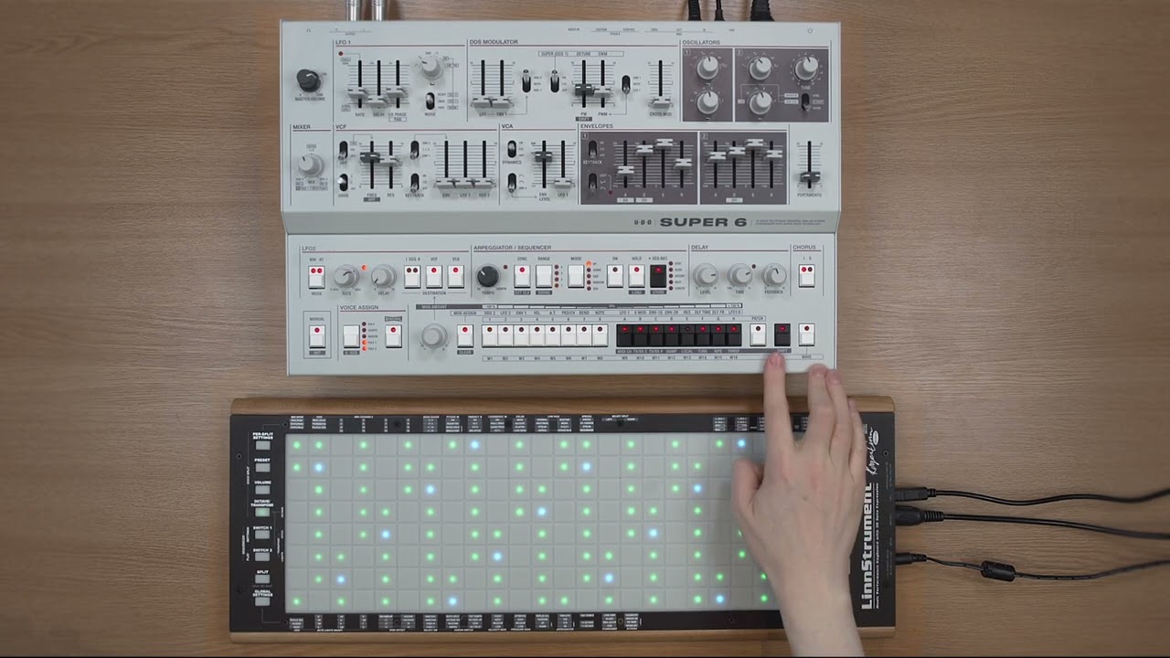 Super 6 - Connecting a Linnstrument MPE controller