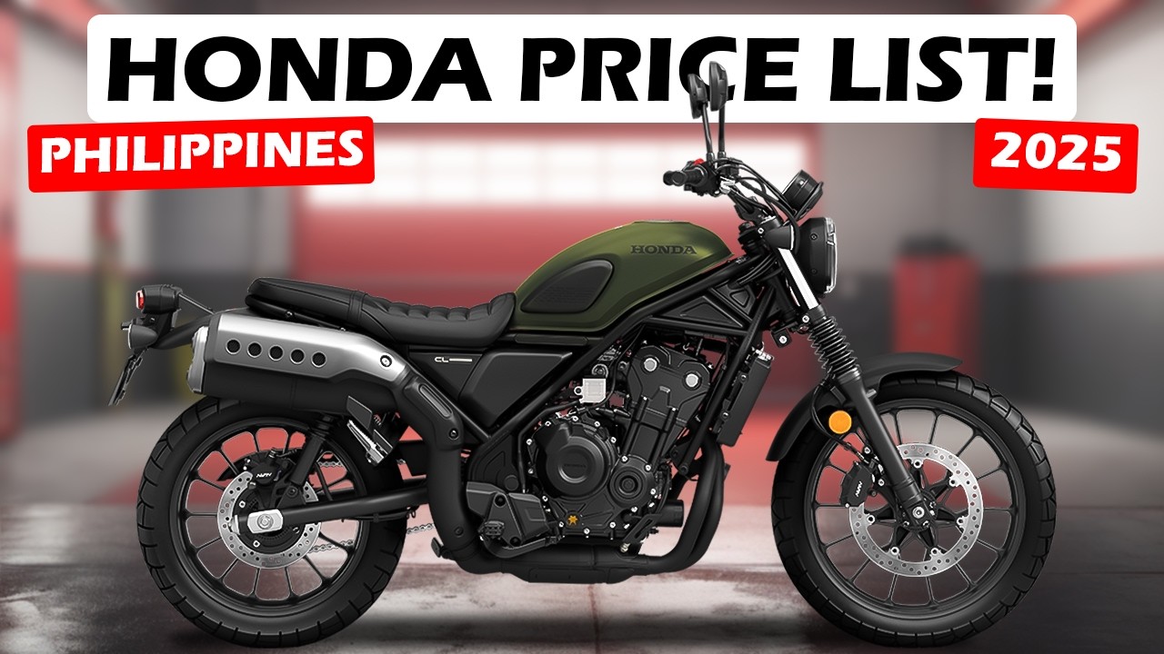 Honda Motorcycles Price List in the Philippines for 2025!