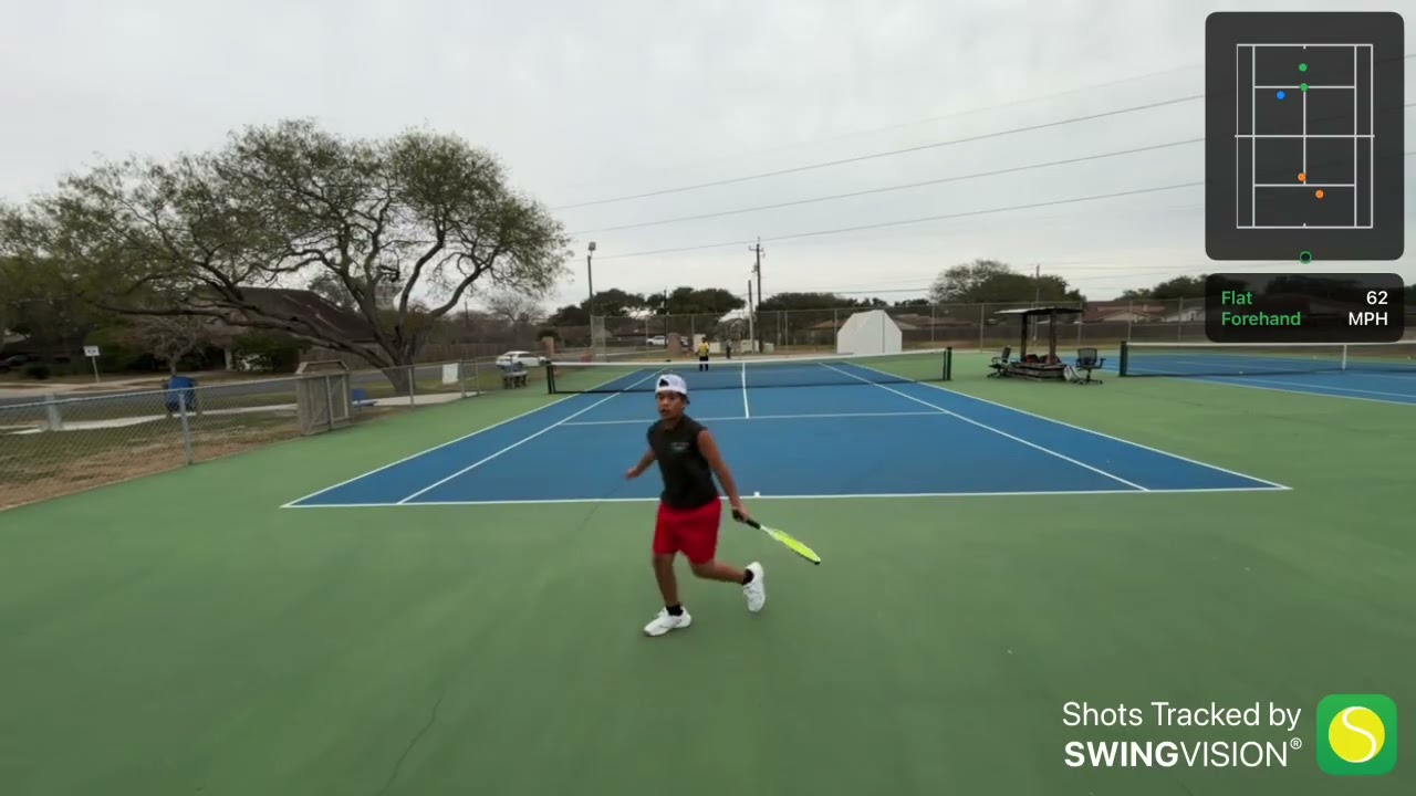 Son vs father tennis