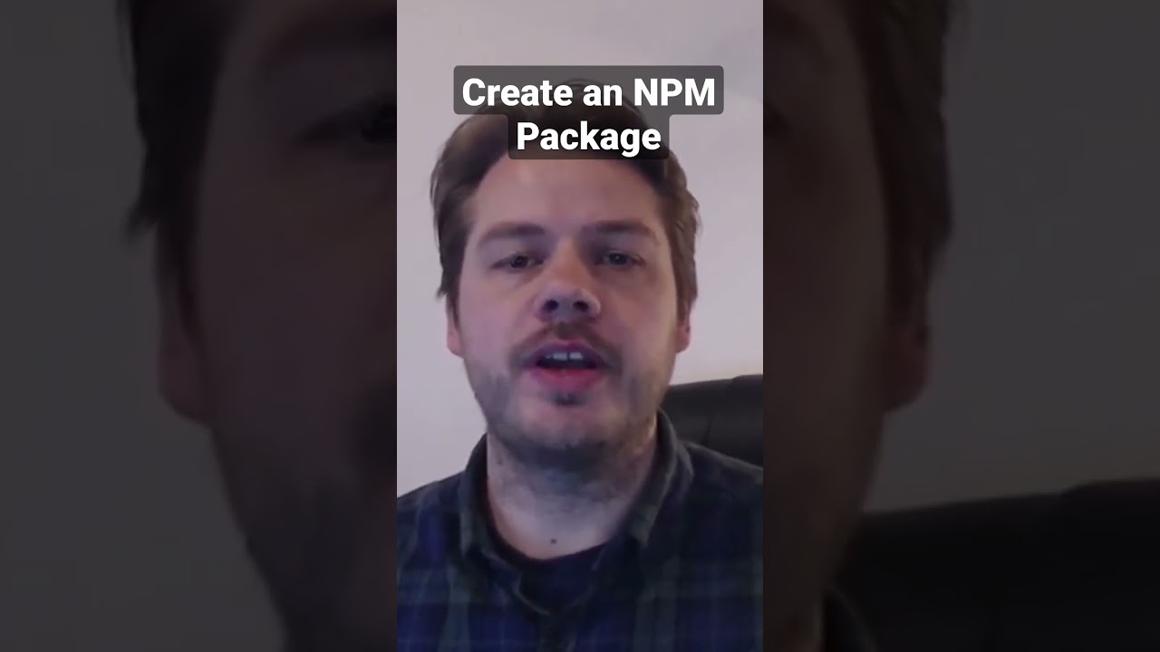 How to create and publish an NPM package.
