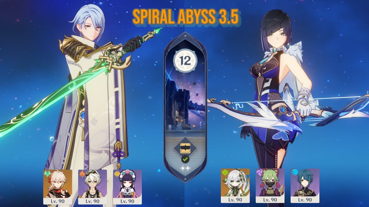Ayato hyper x Yelan hyperbloom | Spiral Abyss 3.5 | Genshin Impact