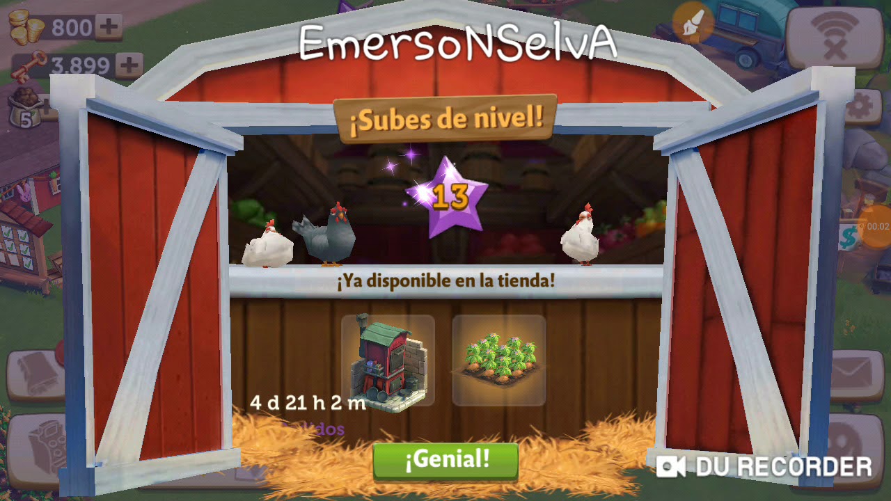 Llaves y monedas infinitas en Farm Ville 2 Escapada Rural última versión.