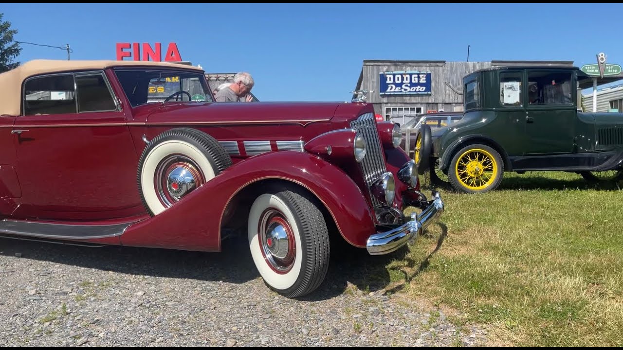 AMAZING collection of pre-war classic cars showed up at Bad Chad's