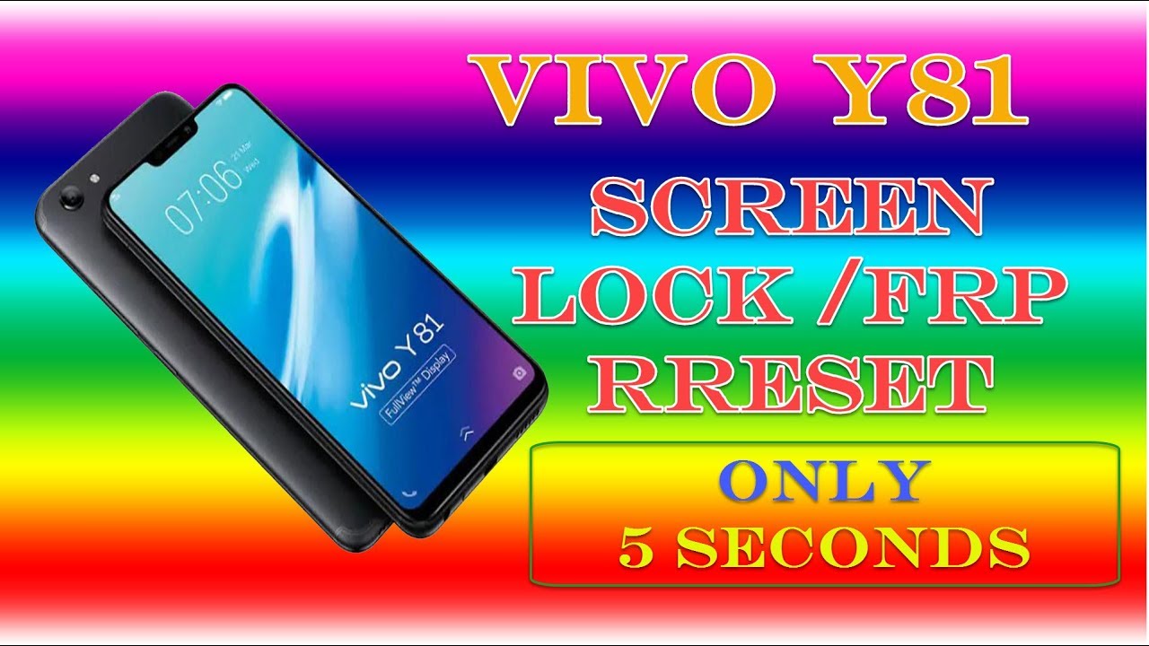 VIVO Y81 VER. 8.1 SCREEN LOCK/PATTERN LOCK AND FRP RESET IN 5 SECOND BY UMT DONGLE