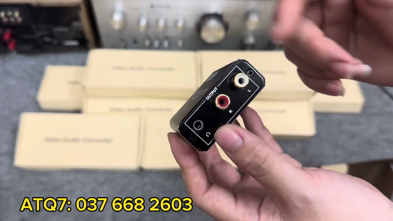 Cải Thiện &Acirc;m Thanh Từ TV Xuống Amply Qua DAC HS202 JNet