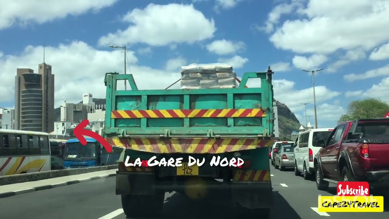 Early Morning Drive 🚗 to Port Louis thru the traffic jams! | Valton to Ebene Cybercity Trips 🚘 🛣