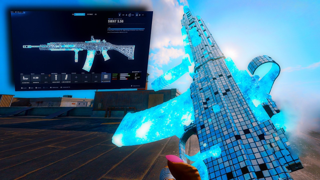 My *NEW* LONG RANGE GRAU is META on REBIRTH ISLAND (Best SWAT 5.56 Class Setup Warzone)