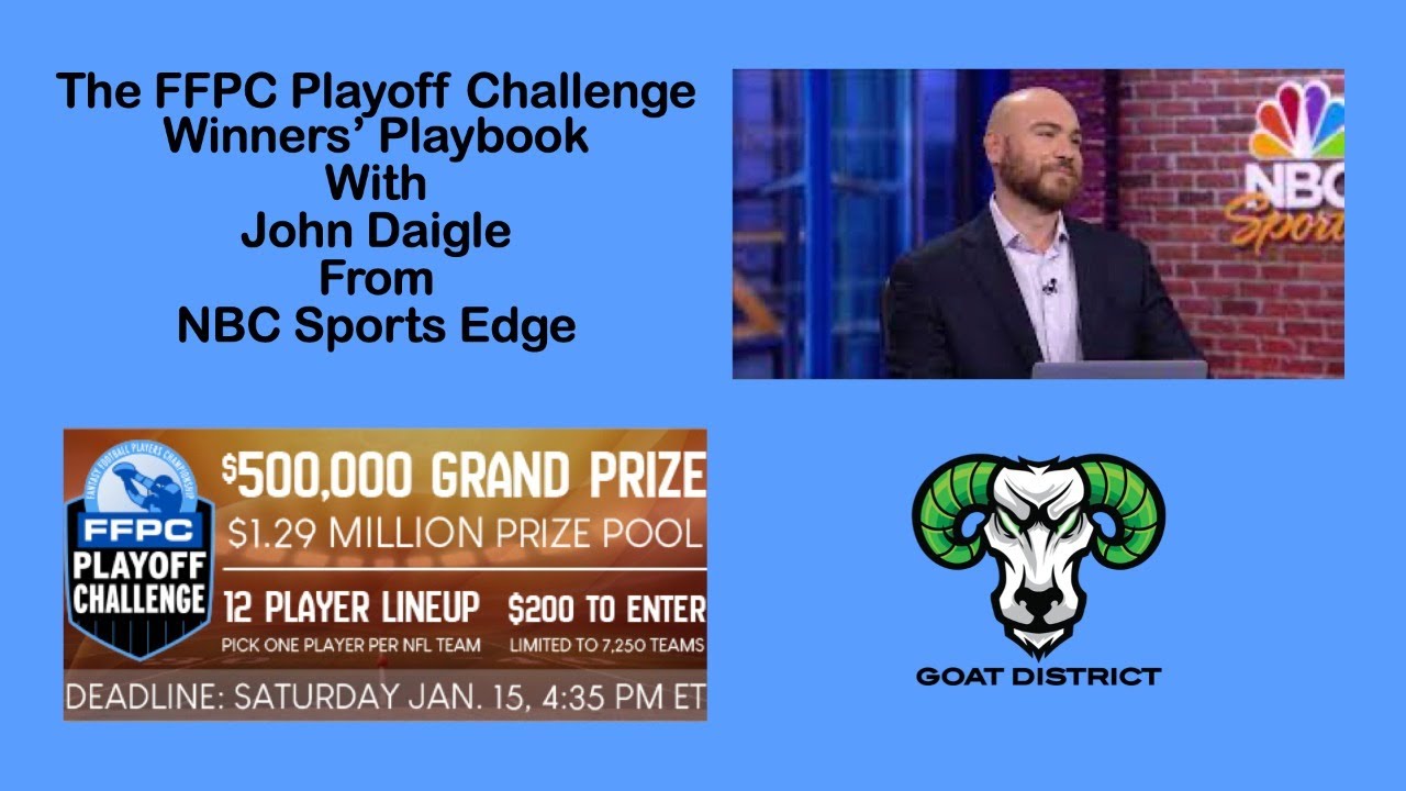 How To WiN $500K: The FFPC Playoff Challenge Winner's Playbook with John Daigle