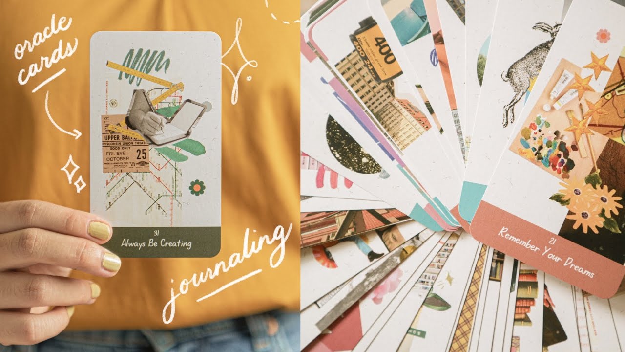 Journaling for self-reflection using tarot & oracle cards 🔮