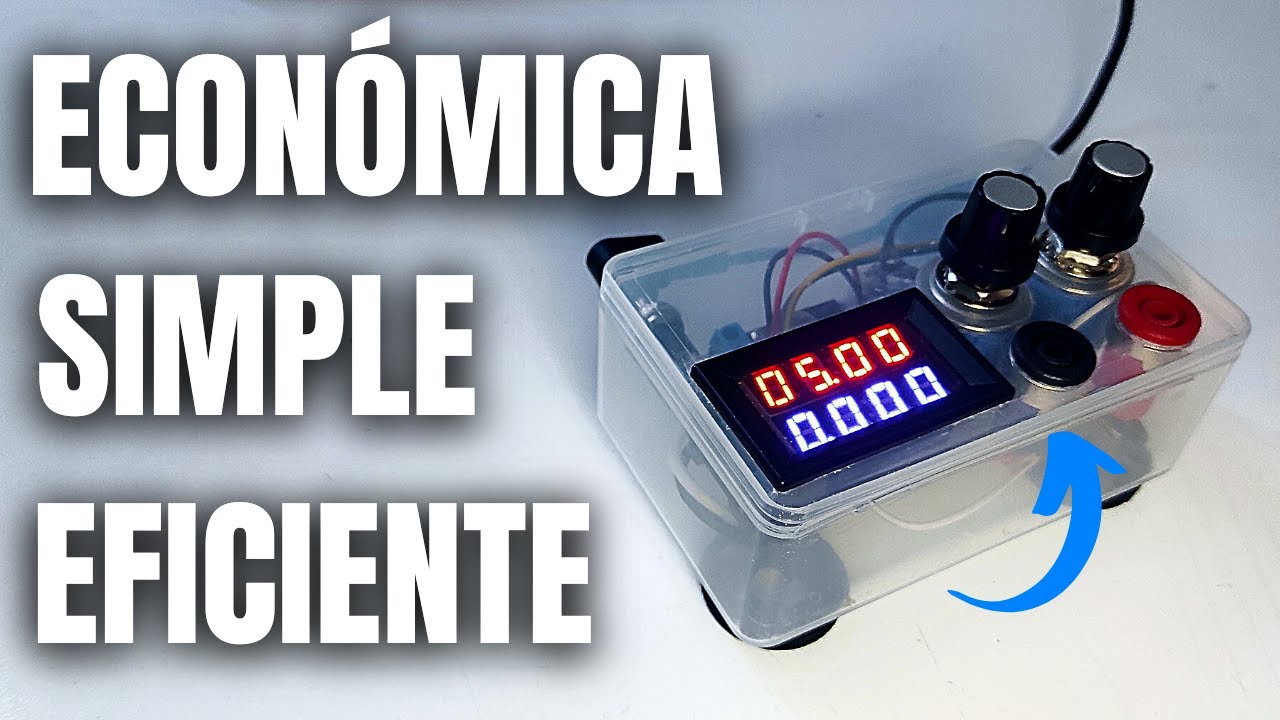 ✅ Control de CORRIENTE para Fuente DCDC LM2596 | Fuente de Laboratorio DIY con CC CV