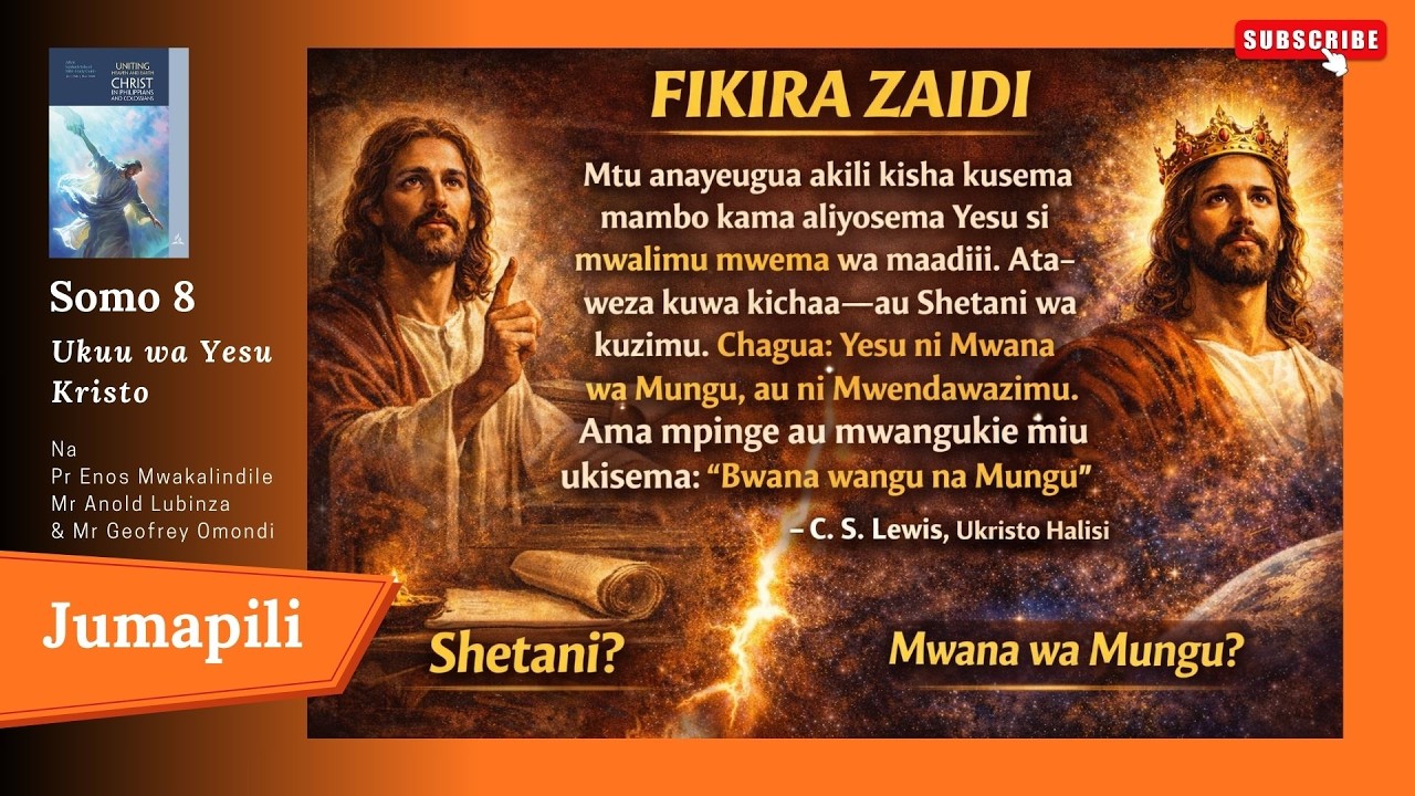 Yesu Ni Nani Kweli? Mwalimu Tu… au Mungu wa Milele? | 13 February 2026