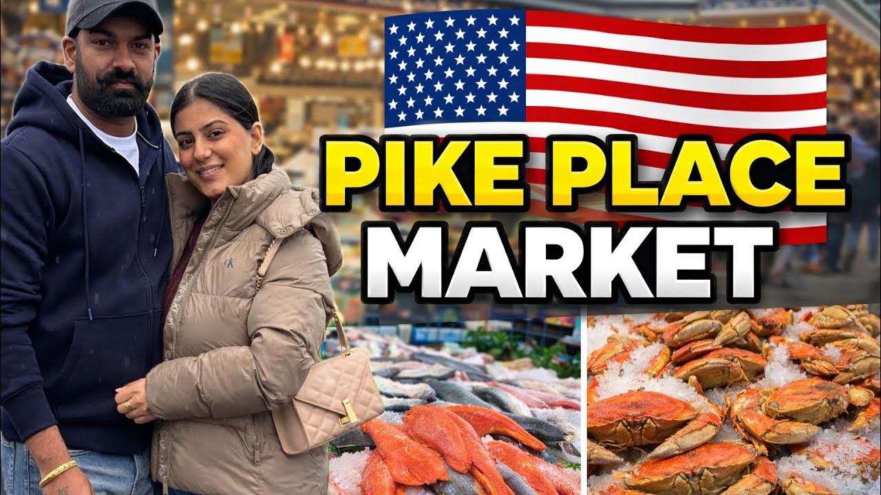 Toronto to Vancouver 🇨🇦 | Drive to Seattle 🇺🇸 from Vancouver | USA BORDERS | PIKE PLACE MARKET 🐟 