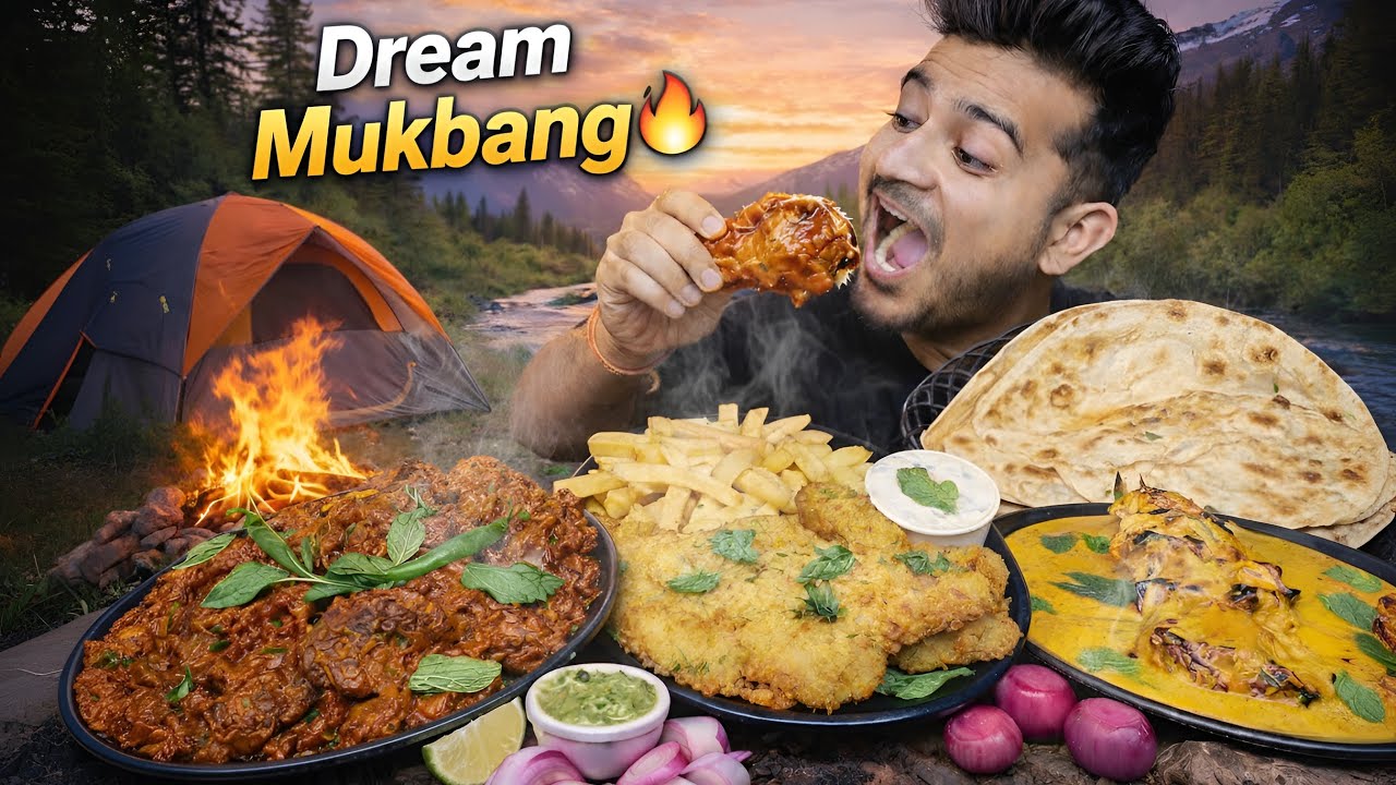 SAALI BOTI, MALABAR FISH, LONDON FISH N CHIPS, CHICKEN LOLLIPOP, BUTTER NAAN, JEERA RICE MUKBANG