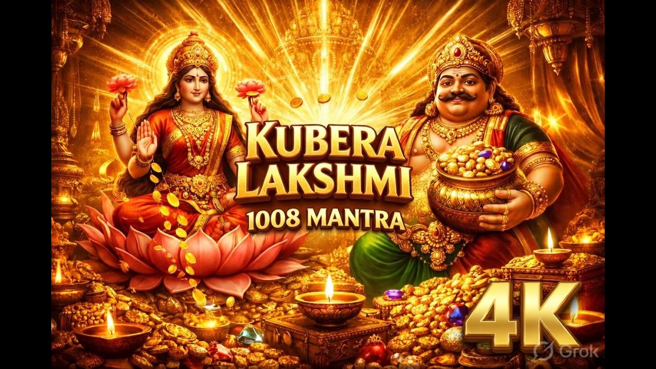 🌺 Kubera Lakshmi Mantra 1008 | Attract Money, Abundance & Success |  Wealth Mantra #kubermantra