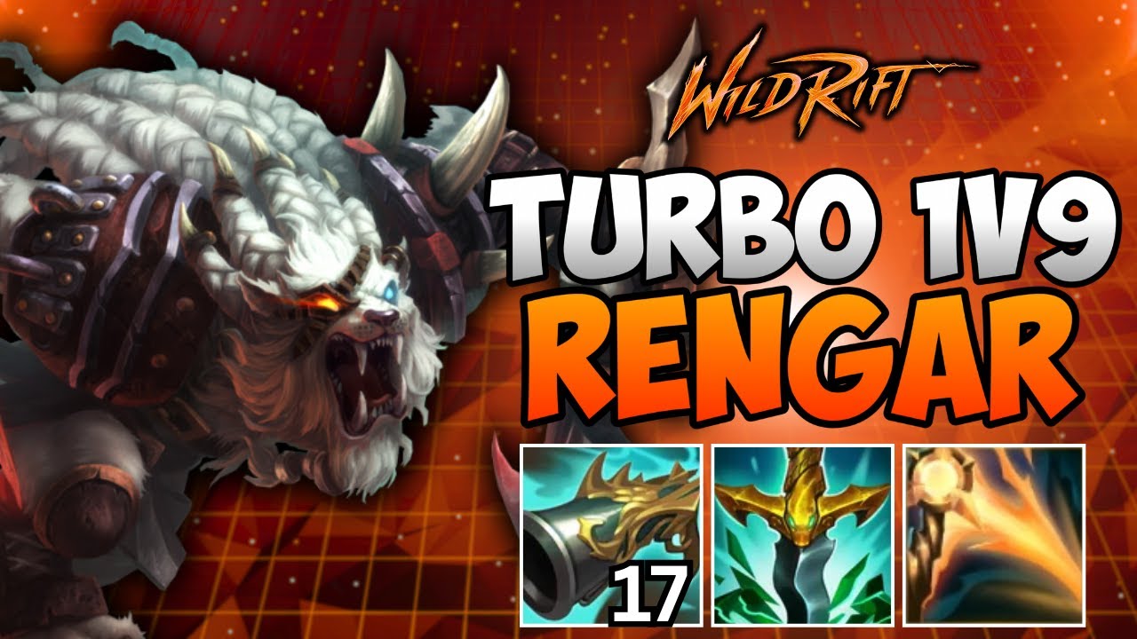 Wild Rift: БЕЗУМНАЯ ИГРА 1 НА 9 С РЕНГАРОМ