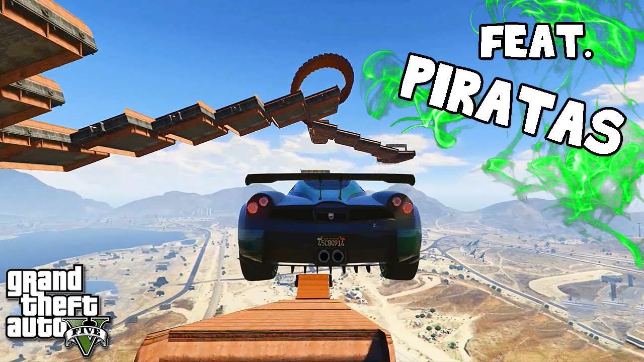 GTA V - Correndo nas alturas Feat. PIRATAS