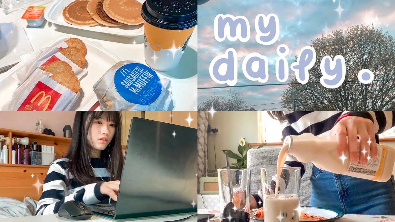 𝐯𝐥𝐨𝐠 𝟏𝟖｜(eng) daily study routine 📚 /去超市买菜🥕/分享护肤品✨🧴【爱尔兰留学】