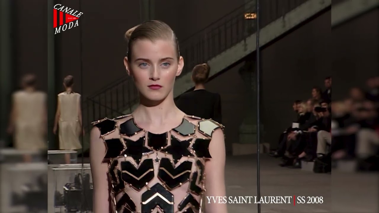 YVES SAINT LAURENT Spring Summer 2008 Paris - Canale Moda