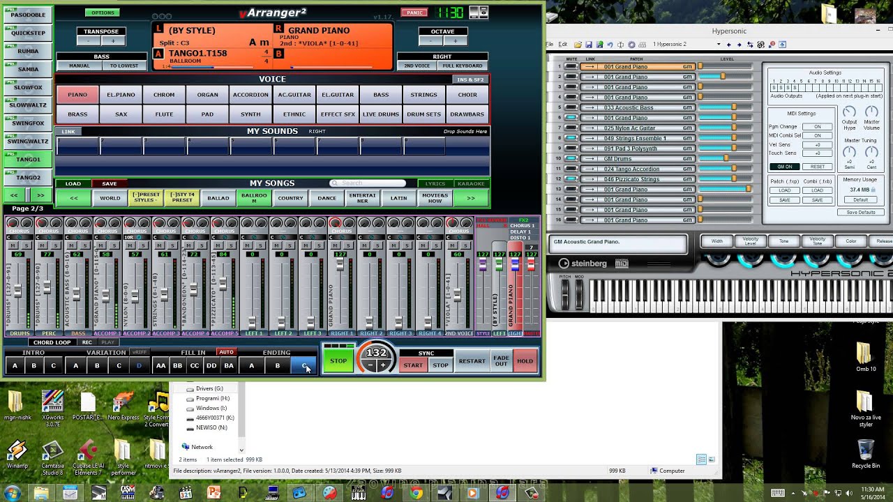 original Tyros 4 Styles(vArranger 2 & Hypersonic)