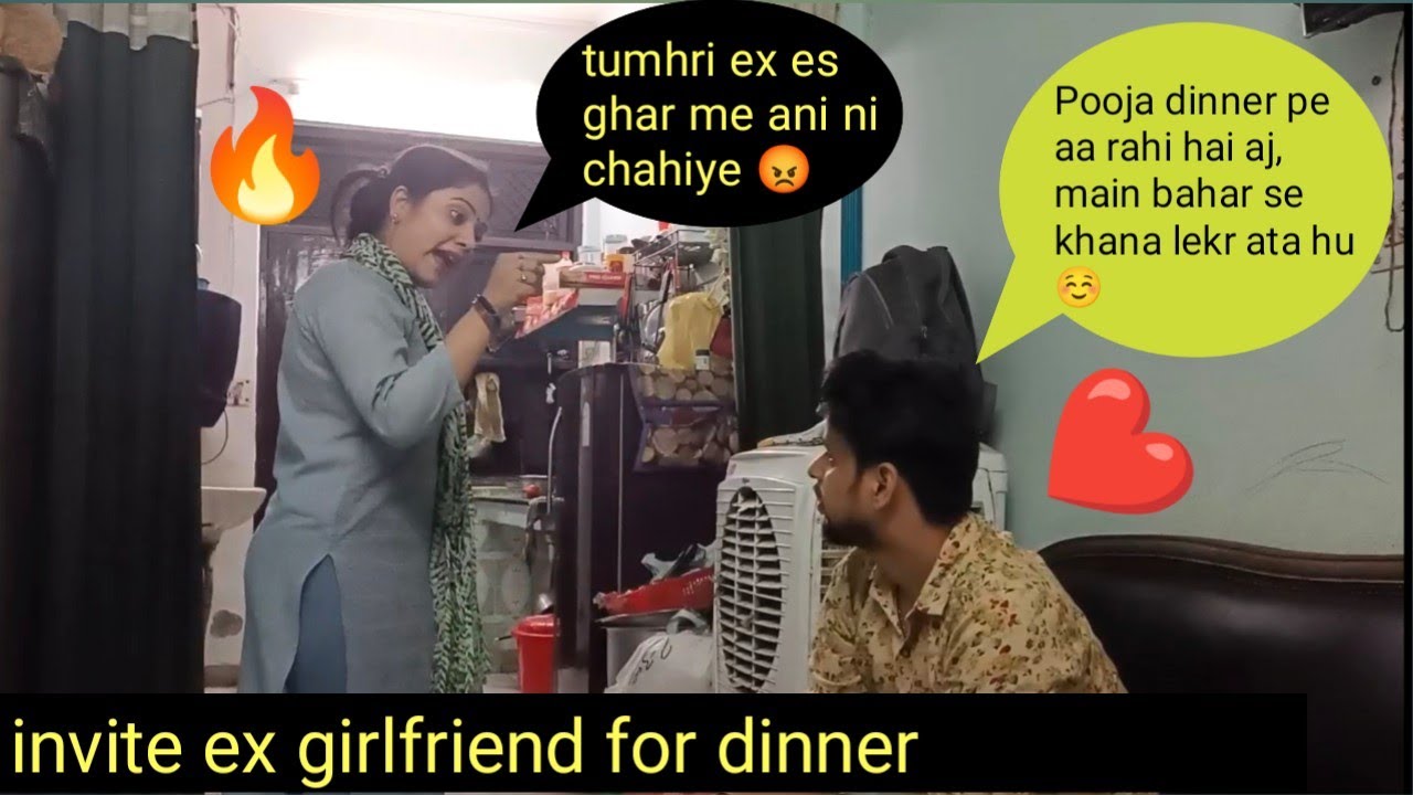 invited Ex-girlfriend for dinner I wife ko aya gussa I Prank on Wife I Jims kash