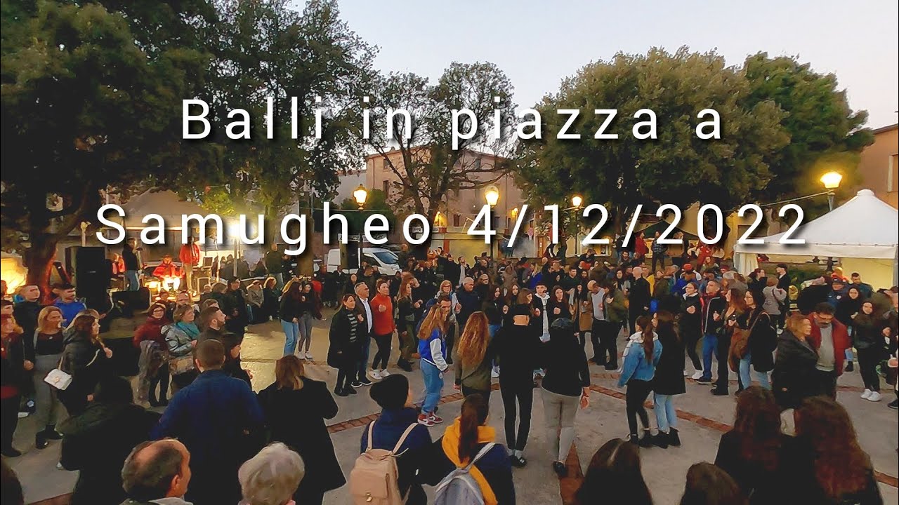 Balli in piazza a Samugheo 4/12/2022 #sardegna #2022 #mandrolisai