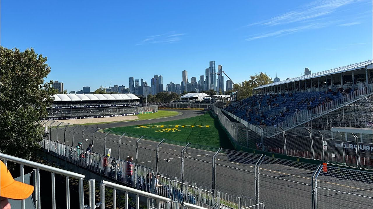 Formula 1 Melbourne Gran Prix 2023 Race Start - Moss Grand Stand Section C Row M