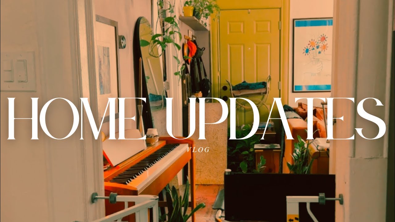Vlog | home updates | second-hand finds | spring cleaning | architecture school