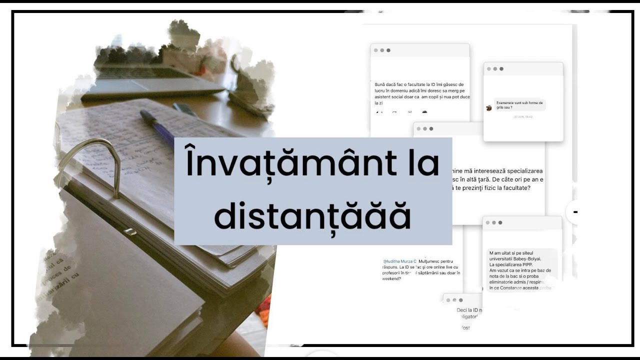 Pedagogie la distanță ( trebuie mers fizic, faci totul online, etc.) PARTEA 1