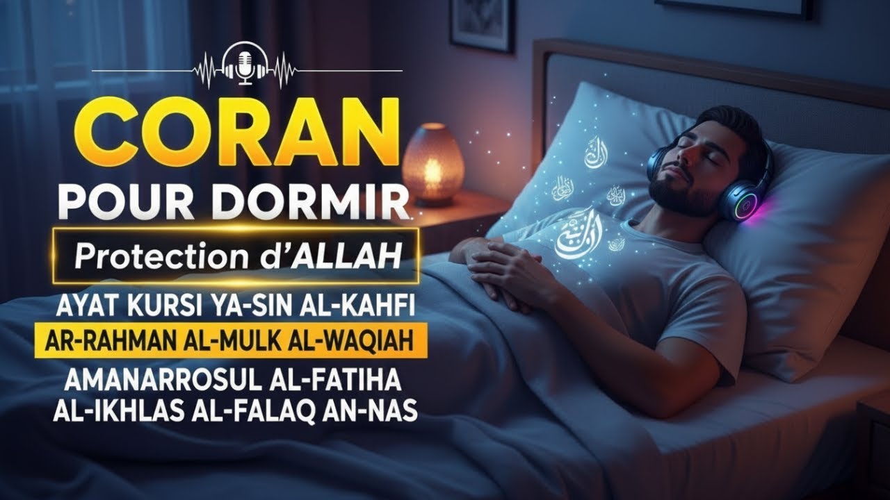 Coran Pour Dormir et Doua Islam Apaisante Pour Retrouver Paix, Sérénité et Protection