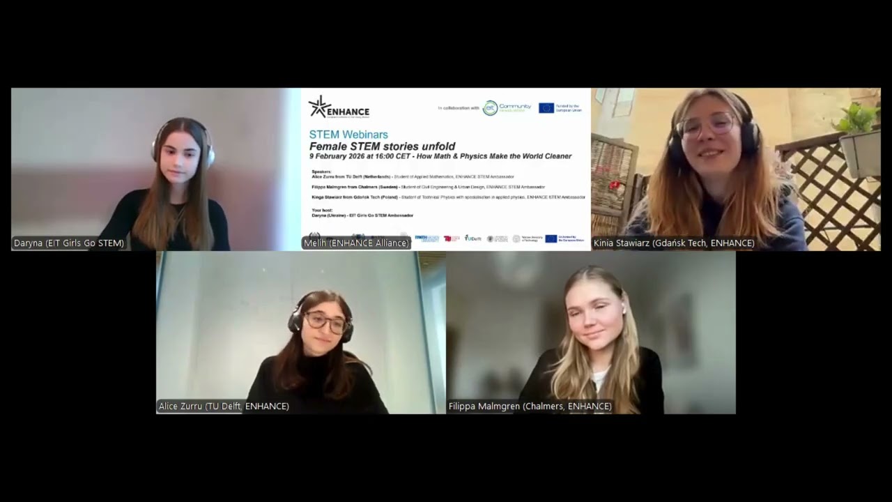 ENHANCE STEM Webinar Series – Female STEM Stories Unfold (February 9th, 2026)