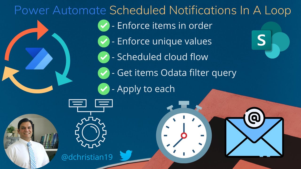 Power Automate Scheduled Notifications In A Loop